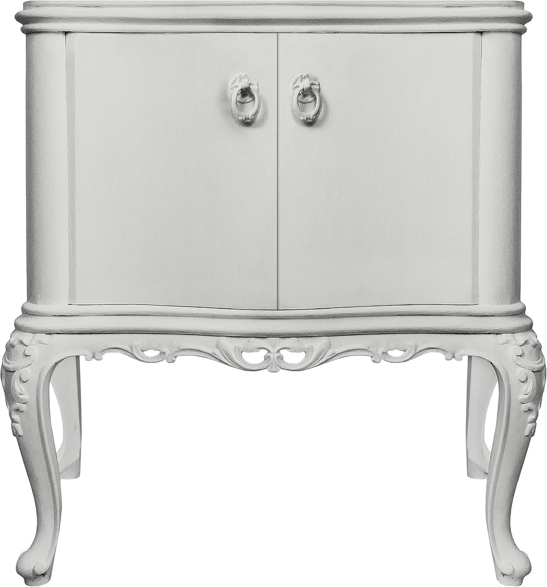 bianco Shabby® Grigio Polvere Kreidefarbe Wasserbasis für Alle Oberflächen einfach zu verarbeiten oh