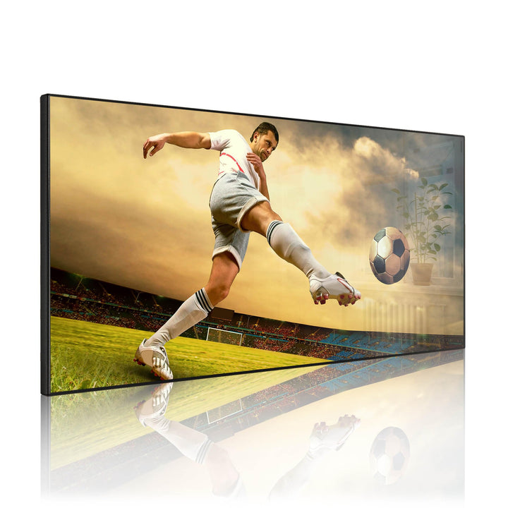 banjado Magnettafel schwarz 78 x 37cm / Magnetwand Metall/Magnetpinnwand als Memoboard/Pinnwand Magn