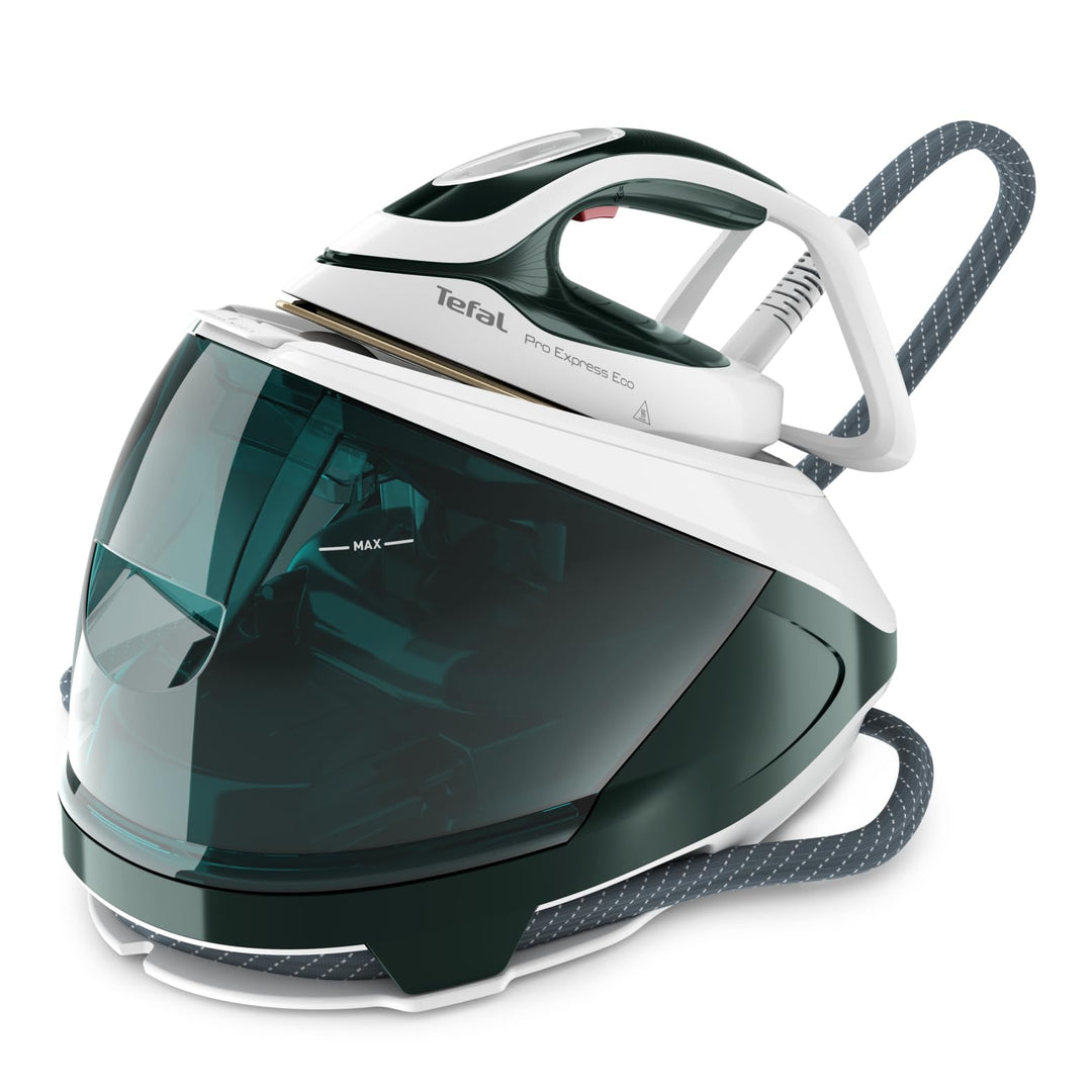 Tefal Pro Express Eco Dampfbügelstation, 2200 Watt, 7,5 bar Druck, 560 g/Min. Dampfstoss, 140 g/Min.