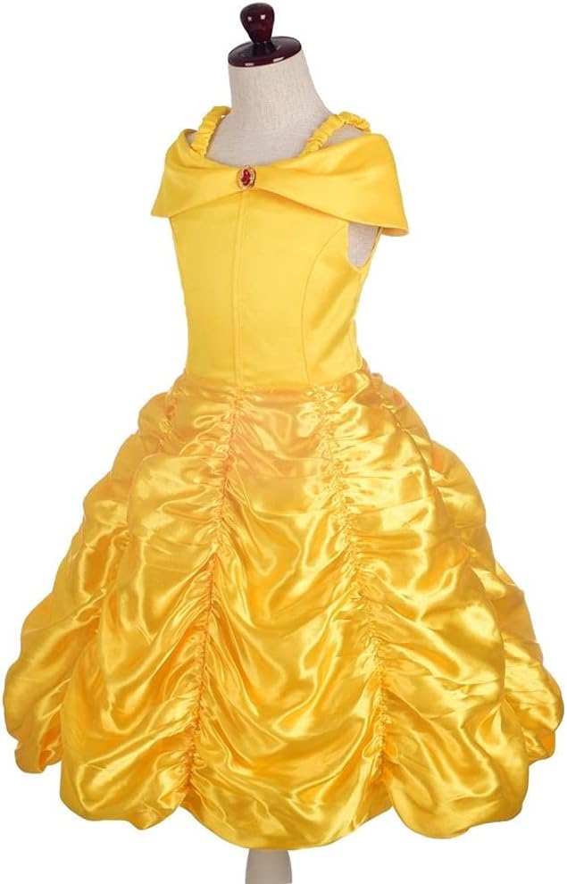 Lito Angels Prinzessin Belle Kleid für Kleinkind Kinder Mädchen, Die Schöne und das Biest Halloween