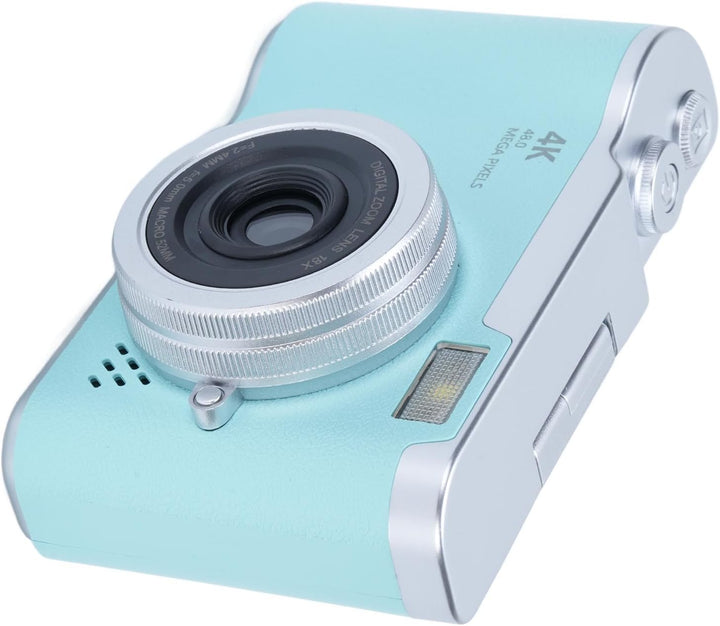 48MP 1080p Digitalkamera mit 2,4 '' Flip-Bildschirm und 18-facher Zoom, 4 Stunden Langer Akkloggingk