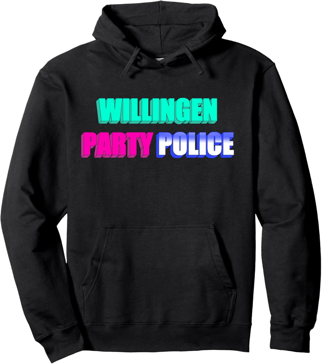 Willingen Winter Apres Ski Party Police Pullover Hoodie