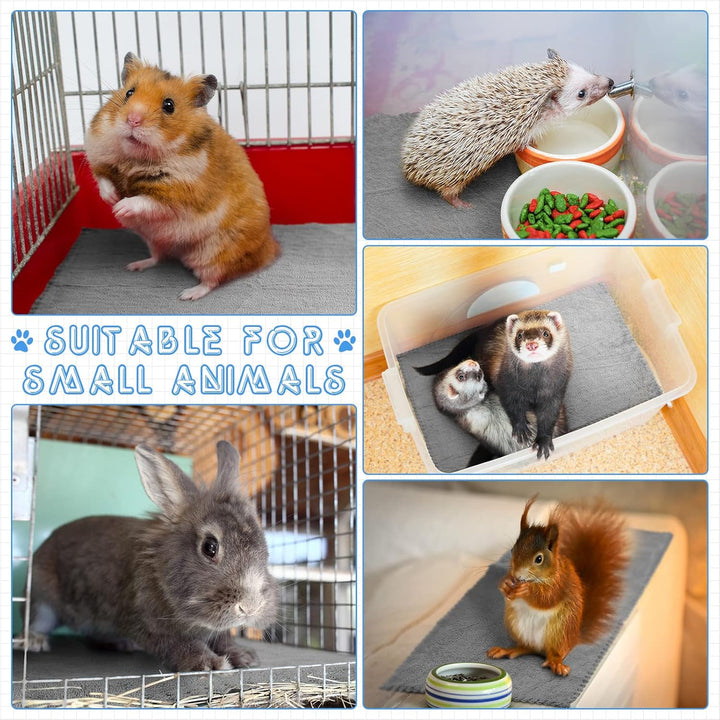 Panelee 10 Stück wasserdichte Meerschweinchen Decken Kleintier Urin Pads Waschbare Saugfähige Hausti