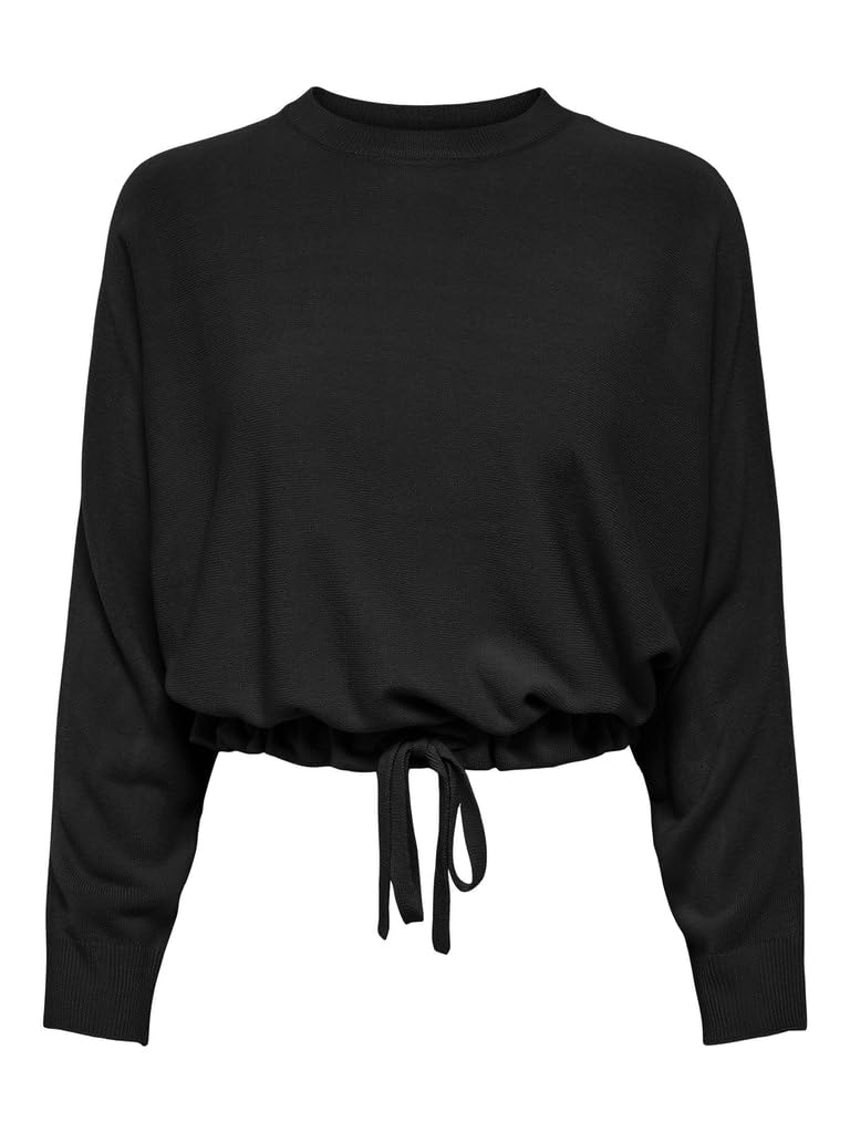 ONLY Damen Onlamalia L/S Batwing KNT Noos Pullover XS Schwarz, XS Schwarz