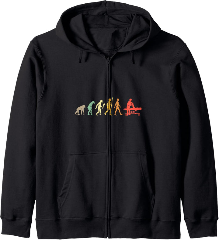 Physiotherapeut Evolution Geschenk Vintage Physiotherapie Kapuzenjacke