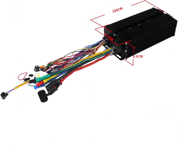 48V/60V/72V 3000W-5000W 100A Sinus Wave Ebike 24 Mosfet Controller Mit/Ohne LCD-Display Mit Regenera