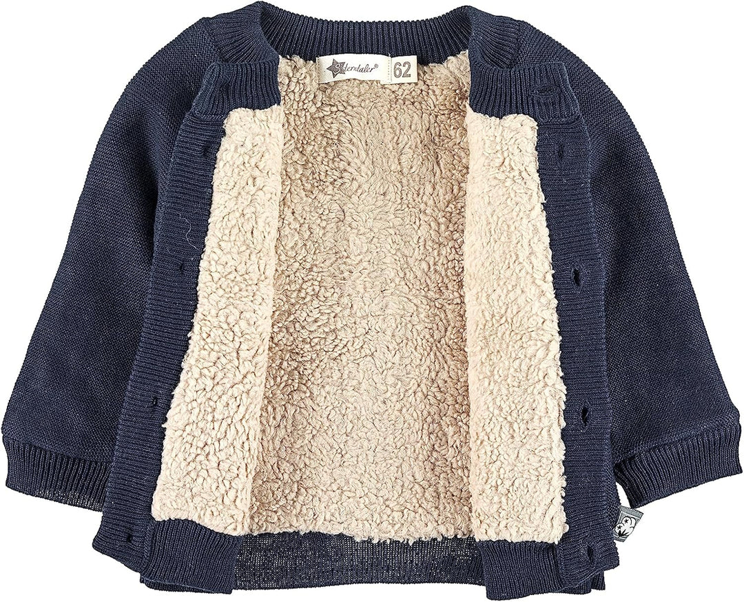 Sterntaler Baby-Jungen GOTS Strick Stern Jacke 74 Marine, 74 Marine