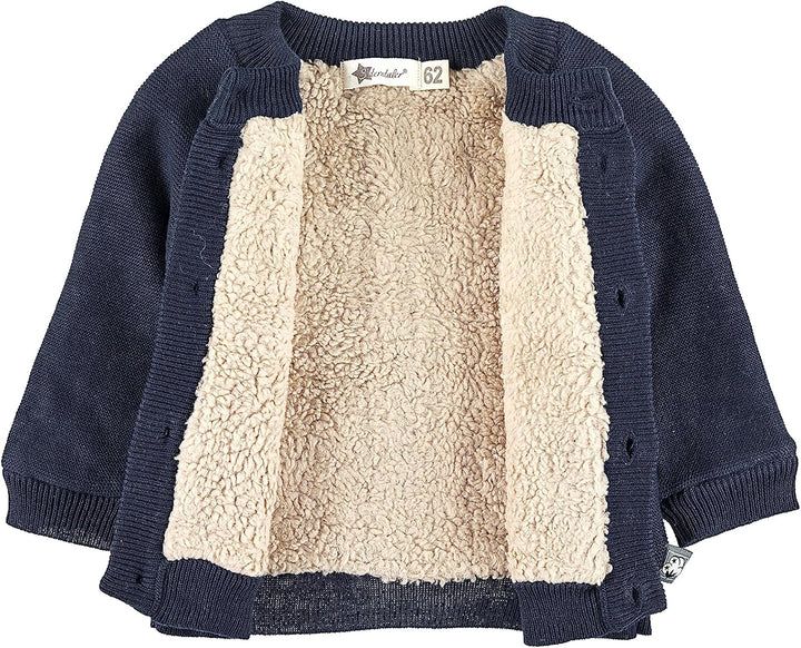 Sterntaler Baby-Jungen GOTS Strick Stern Jacke 74 Marine, 74 Marine