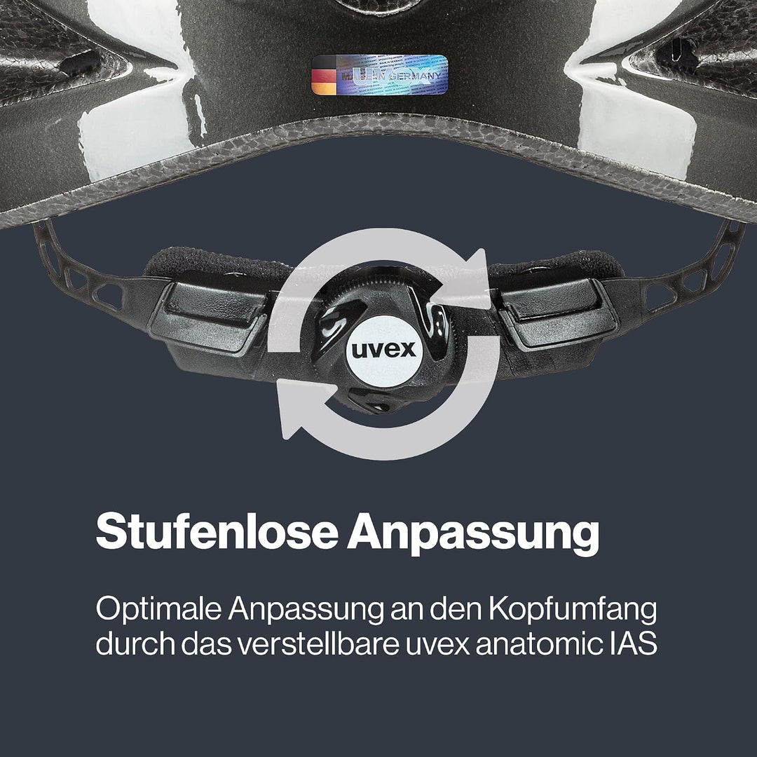 uvex air Wing - Leichter Allround-Helm für Damen und Herren - individuelle Grössenanpassung - erweit