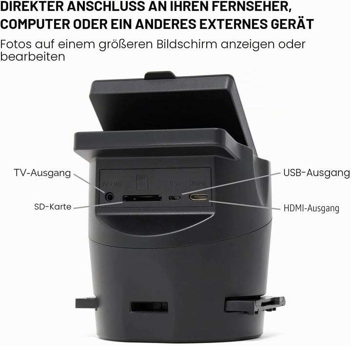 KODAK Digital Film Scanner, Konvertiert Negative und Filmdias 35mm, 126, 110, Super 8 und 8mm in JPE
