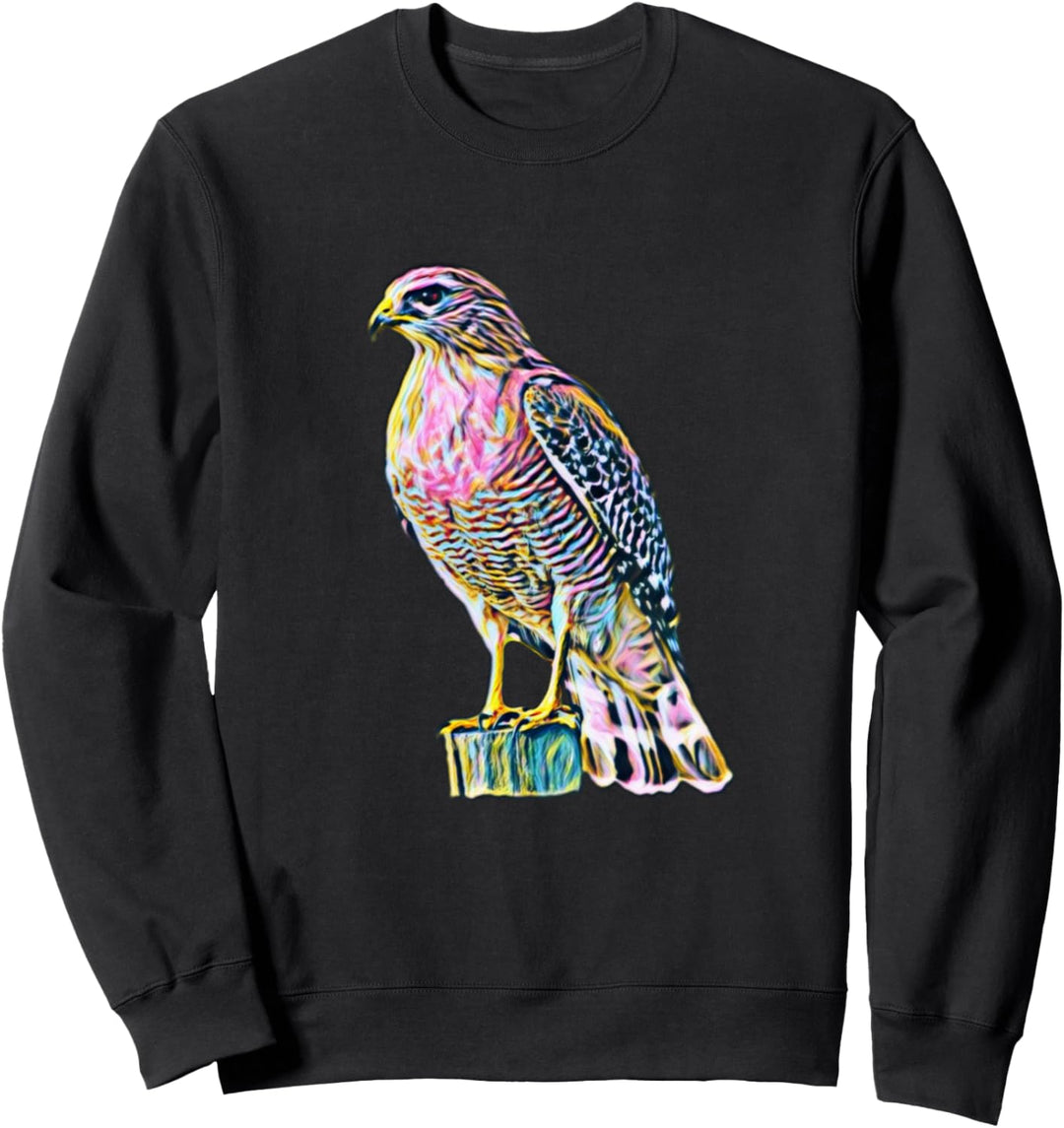 Falke Raubvogel Motiv Vögel Tiere Krallen Schnabel Falken Sweatshirt