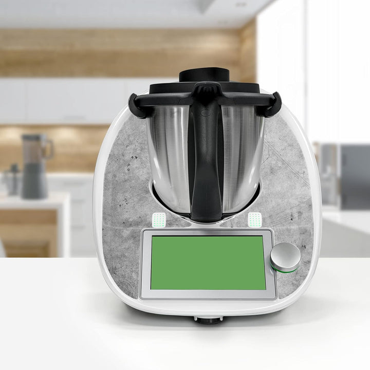 Deko Schutz Aufkleber kompatibel mit Küchenmaschine Thermomix TM6 Design Sticker Klebefolie Zubehör
