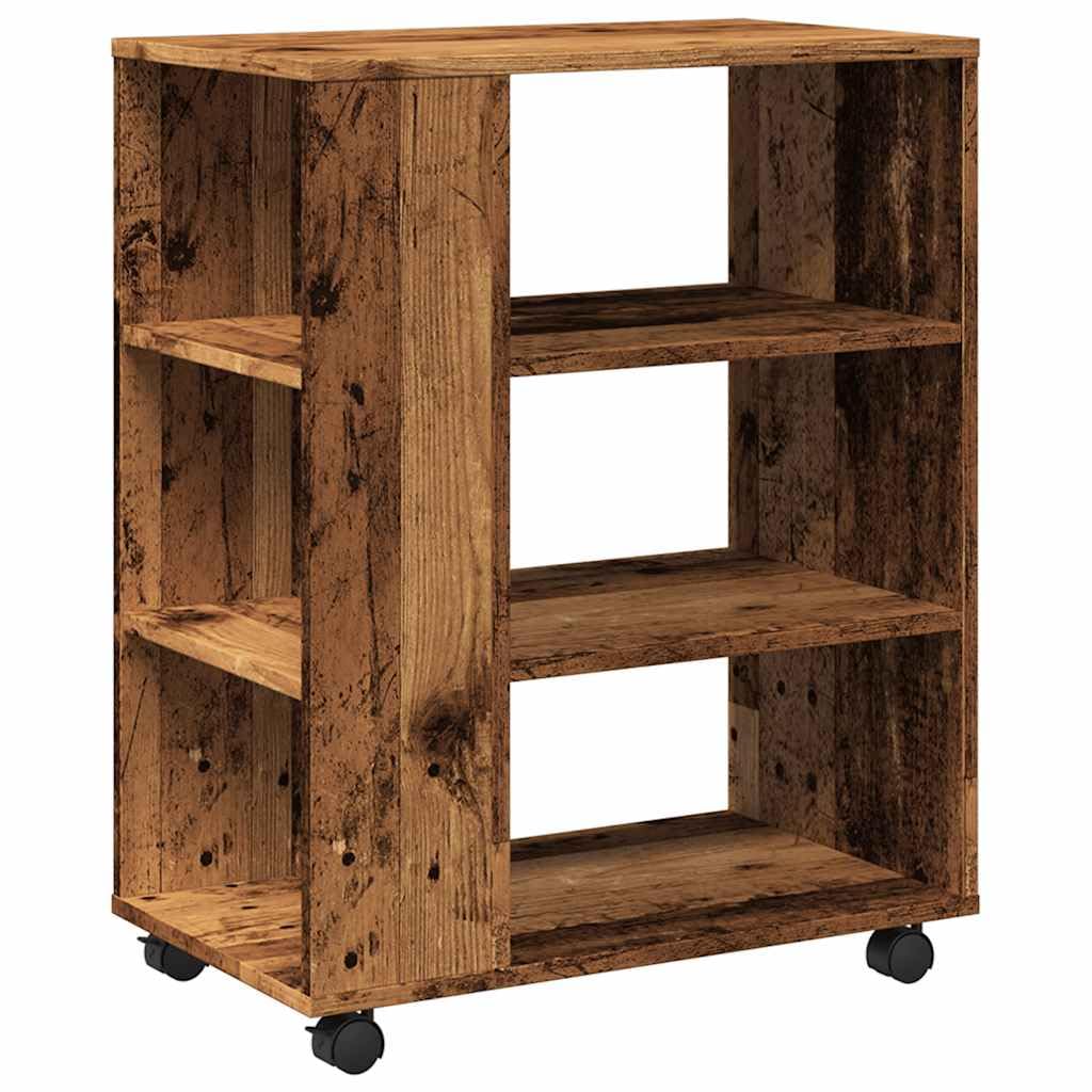 vidaXL Rollcontainer, Aktenschrank mit Stauraum, Rollschrank für Büro Arbeitszimmer, Bürocontainer B