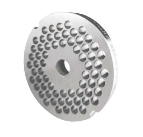 Wolfcut Inox Lochscheiben mit 2 Nuten kompatibel mit Fleischwolf GGG 22/TS, GGG 22/RS und GGG 22/AE