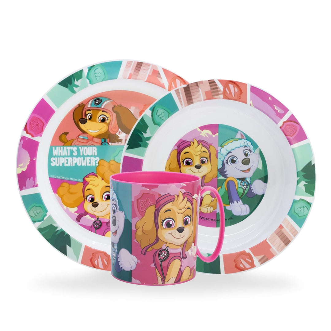 Kindergeschirr set Paw Patrol, Wiederverwendbares geschirr Set, Kinder Essgeschirr, Microwaveable Ki