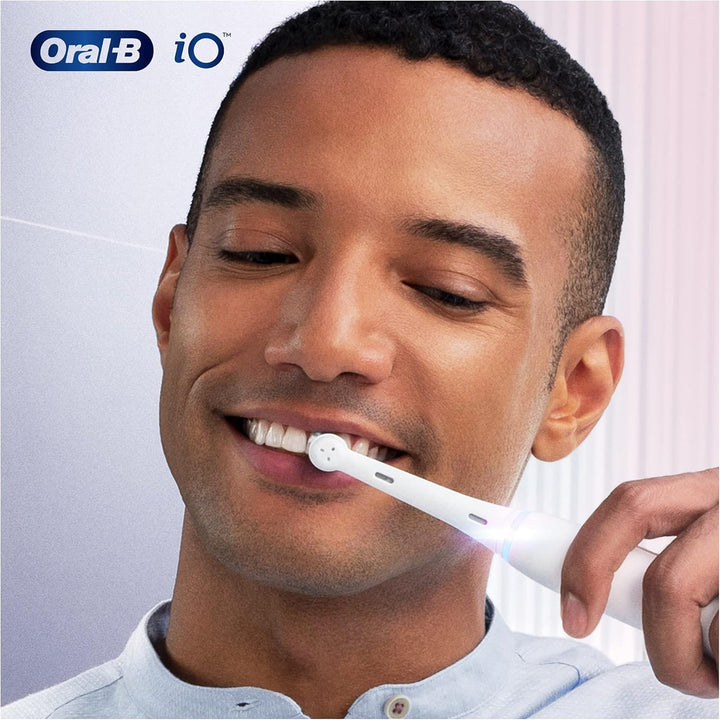Oral-B iO Sanfte Reinigung Aufsteckbürsten für elektrische Zahnbürste, 4 Stück, sanfte Zahnreinigung