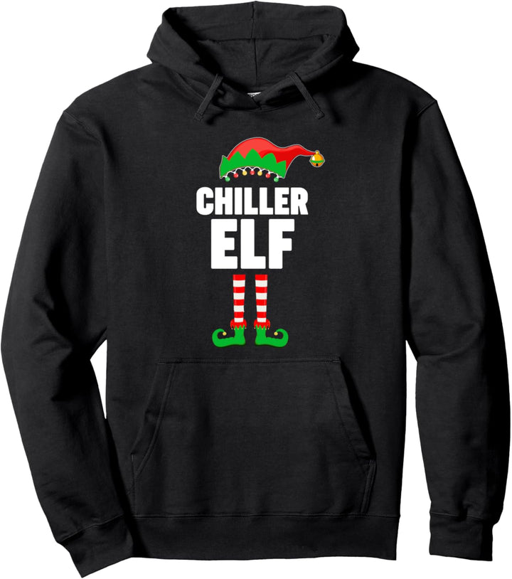 Weinachten Weihnachtself Chiller Elf Elfen Pullover Hoodie
