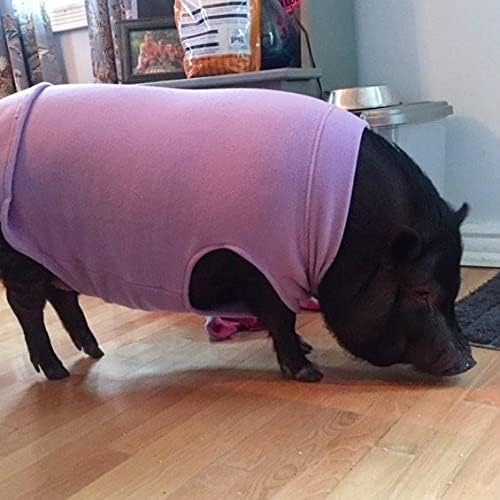 Gooby - Stretch Fleece Weste Pullover Fleece Weste Jacke Sweater für Hunde, Rot, Grösse L rot Large