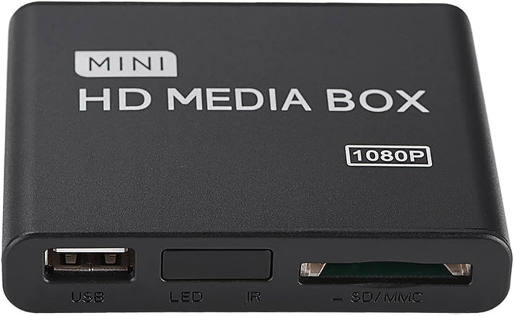 1080P Full HD Box Media Player, 100 Mbit/S Media Player Box, Unterstützung für USB MMC RMVB MP3 AVI