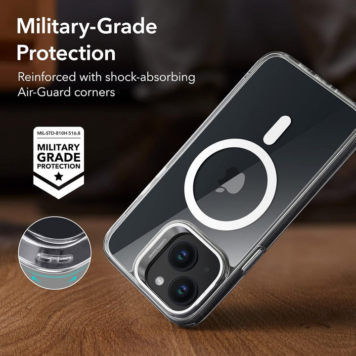 ESR für iPhone 13 Hülle und iPhone 14 Hülle, kompatibel mit MagSafe, Classic Ständer Hülle mit HaloL