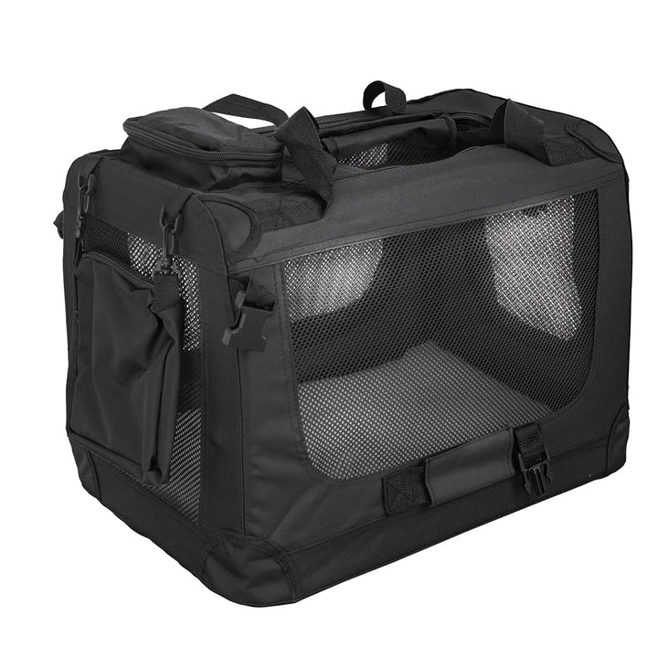 Faltbare Hundebox Transporttasche Transportbox Auto für Katze Hunde Grosse Kleine Box Bag Bed Decke