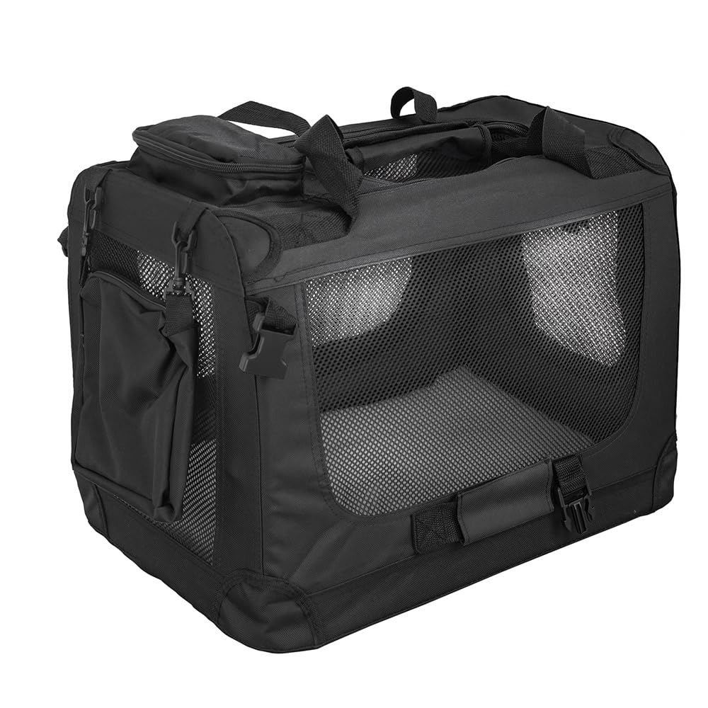 Faltbare Hundebox Transporttasche Transportbox Auto für Katze Hunde Grosse Kleine Box Bag Bed Decke