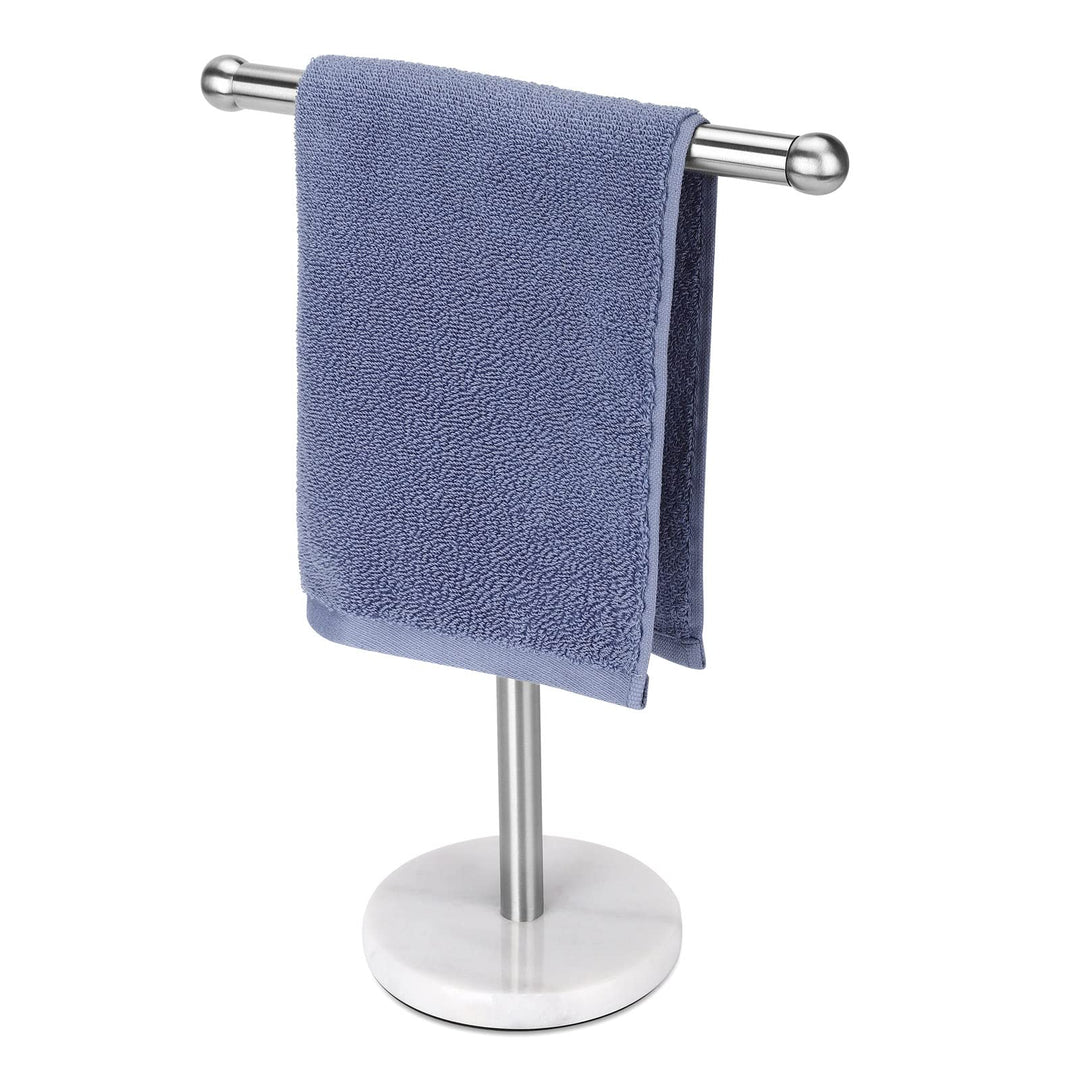 Handtuchhalter Ständer mit schwerem Edelstahlsockel, T-Form Handtuchhalter, freistehend für Badezimm