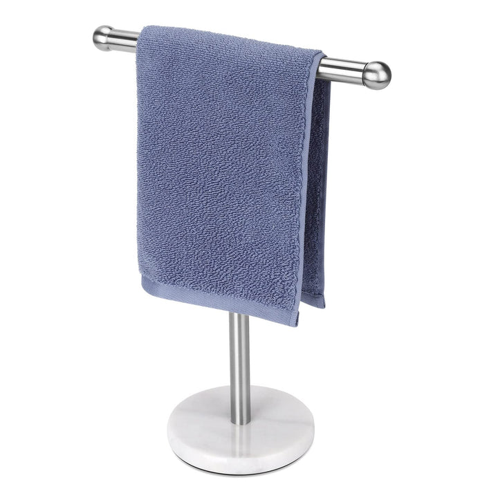 Handtuchhalter Ständer mit schwerem Edelstahlsockel, T-Form Handtuchhalter, freistehend für Badezimm