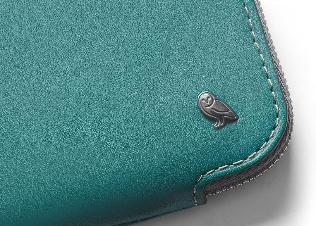 Bellroy Leder Card Pocket Brieftasche (max. 15 Karten und Scheine) - Teal, Teal