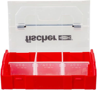 fischer FIXtainer, Sortierbox für Kleinteile, universelle Aufbewahrungs-Box für Dübel, Schrauben & M