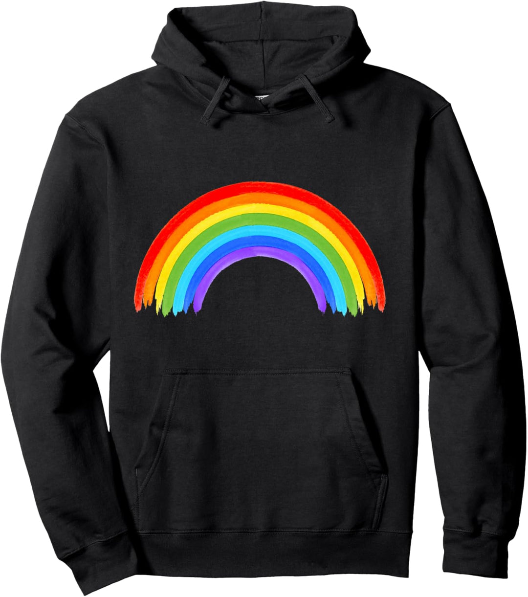 Bunter Regenbogen LGBT Gleichberechtigung Liebe Pullover Hoodie