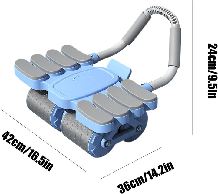 AB Rad Roller, ABS Roller, Fitnessgeräte AB -Trainer mit Ellbogenunterstützung, Bauchübungsausrüstun