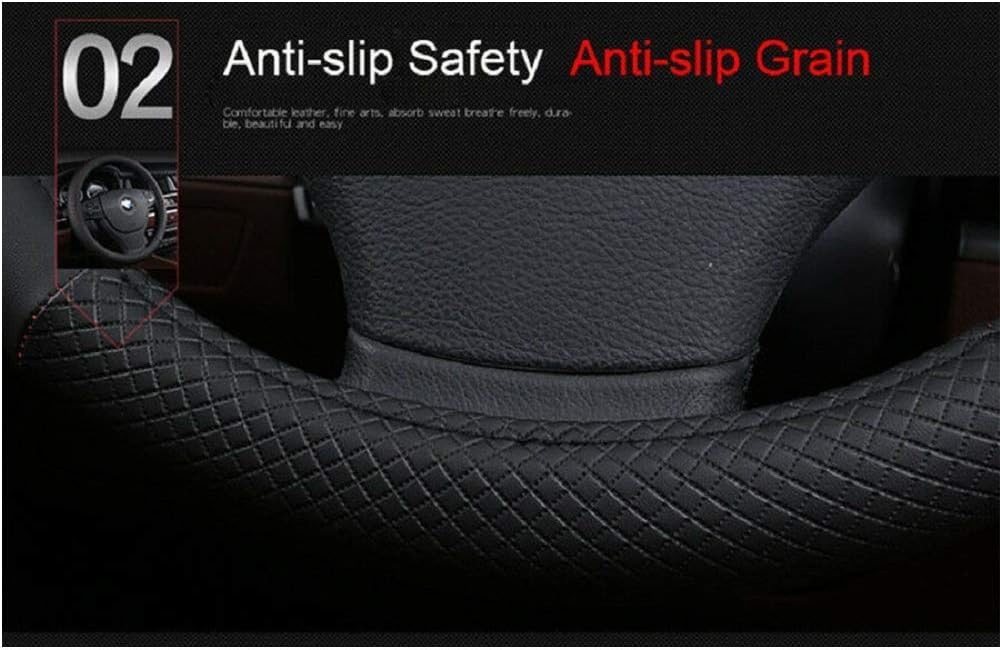 Universal Breathable Anti-Rutsch-Autoschutz - Auto-Lenkradabdeckung für Auto, LKW, SUV, Van, Grösse