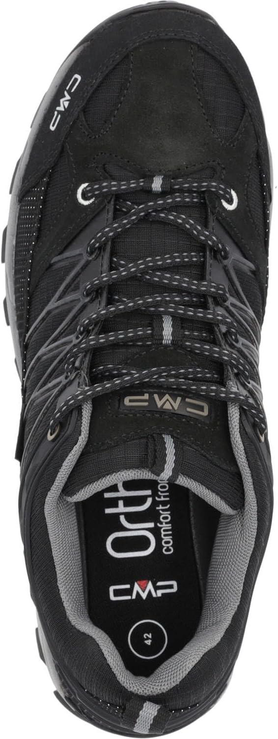 CMP Herren Rigel Low Shoe Wp Trekking-& Wanderhalbschuhe 47 EU Nero Grey, 47 EU Nero Grey