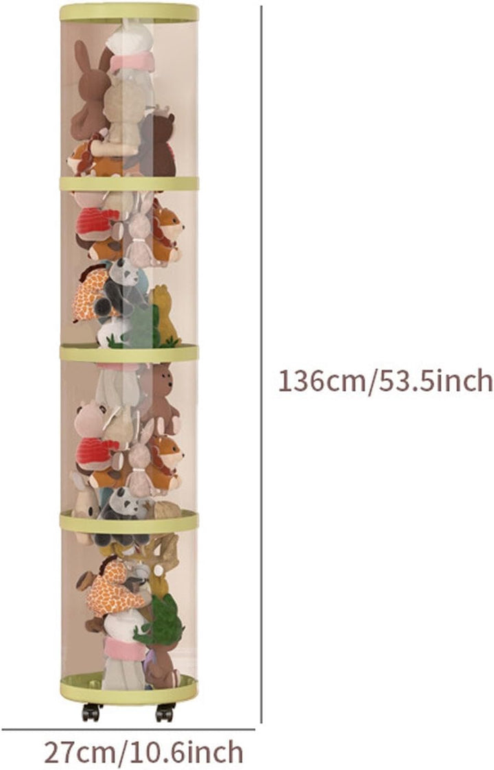 Generisch Stuffed Animal Tube Storage Plush Organizer Tube | Ästhetischer Klarer Stauraum Für Wohnzi