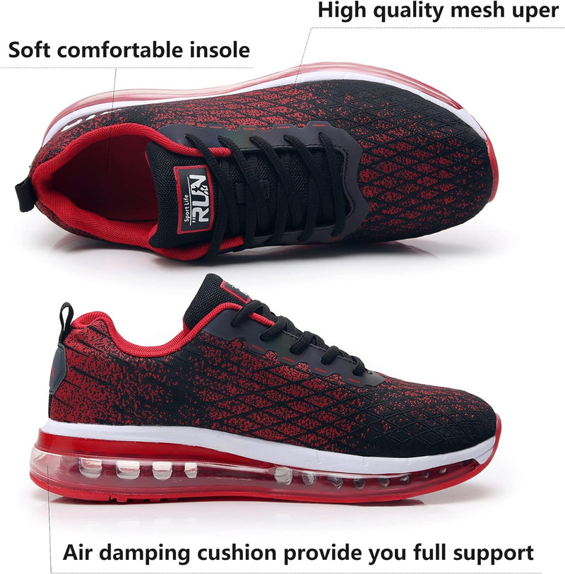 Axcone Damen Herren Sneaker Laufschuhe Air Sportschuhe Turnschuhe Running Fitness Sneaker Outdoors S