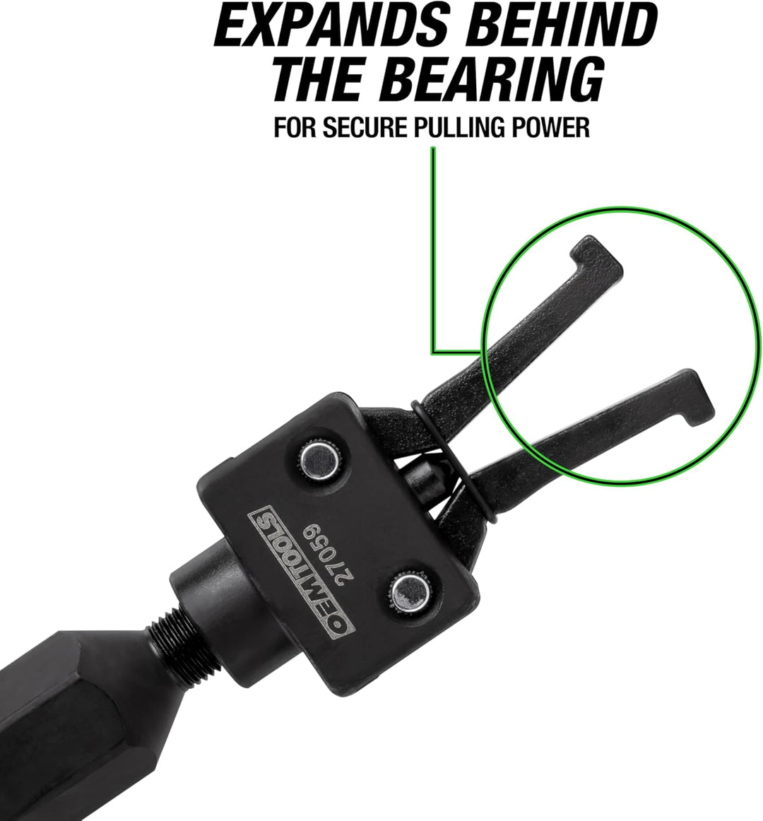 OEMTOOLS 27059 Pilotlagerabzieher Aufsatz für Gleithammer, 2-Backen-Abzieher Pilotlager-Entfernungsw