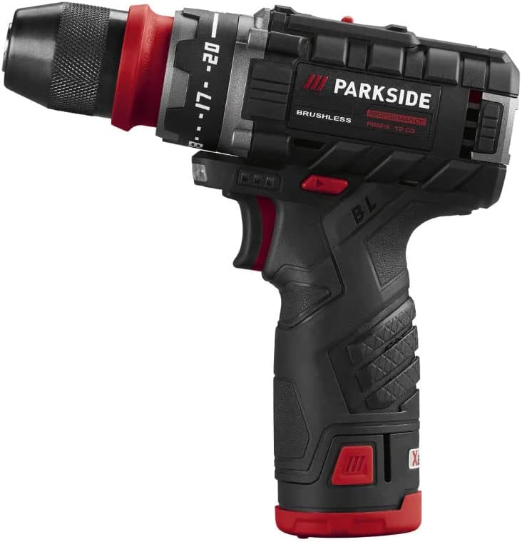 PARKSIDE PERFORMANCE® PBSPA 12 C3 Akku-Bohrschrauber 12 Volt mit 2 Geschwindigkeiten