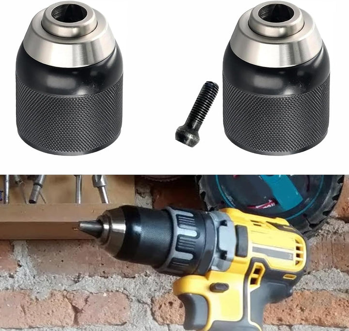 TOP-MAX Ersatzbohrfutter kompatibel mit Dewalt Akku-Bohrschraubern: N196034, N092854, DC984KN, DC988