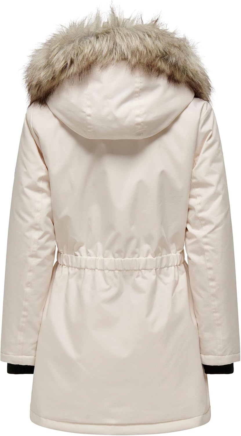 ONLY Female Langer Parka ONLIRIS Langer Parka 3XL Eggnog, 3XL Eggnog