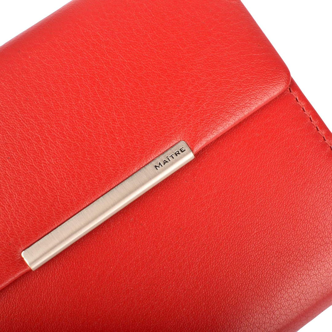 Maitre - Belg Dartrud Purse MH11F Rot Farbe:rot / Material:textile,leather, Farbe:rot / Material:tex