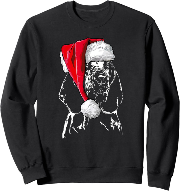 Lustiger Bracco Italiano Weihnachtsmann Weihnachten Hunde Sweatshirt