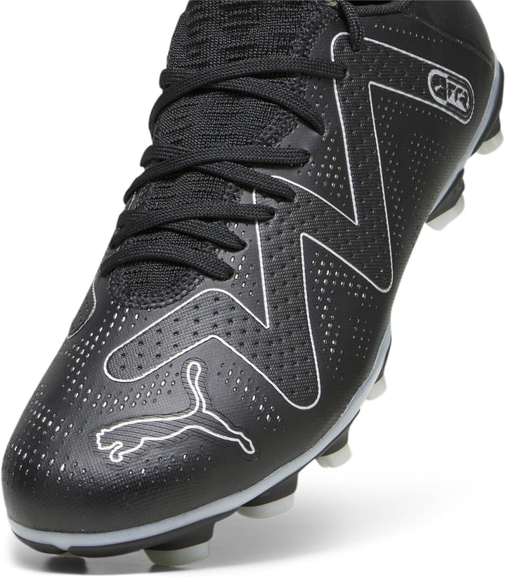 PUMA Herren Future Play Fg/Ag Fussballschuh 42.5 EU Puma Black Puma Silver, 42.5 EU Puma Black Puma