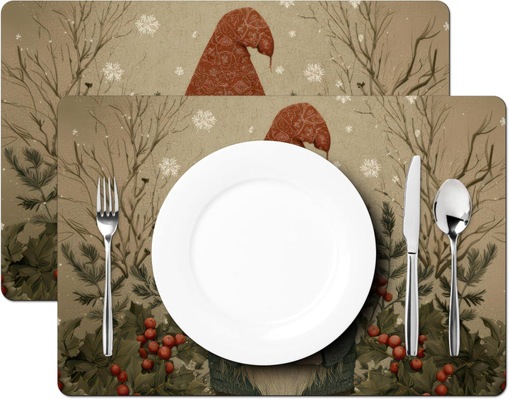 KitchenYeah© Platzsets Abwaschbar 6-Teilig 45x30 cm Tischsets Platzdeckchen Platzset Unterlage Tisch