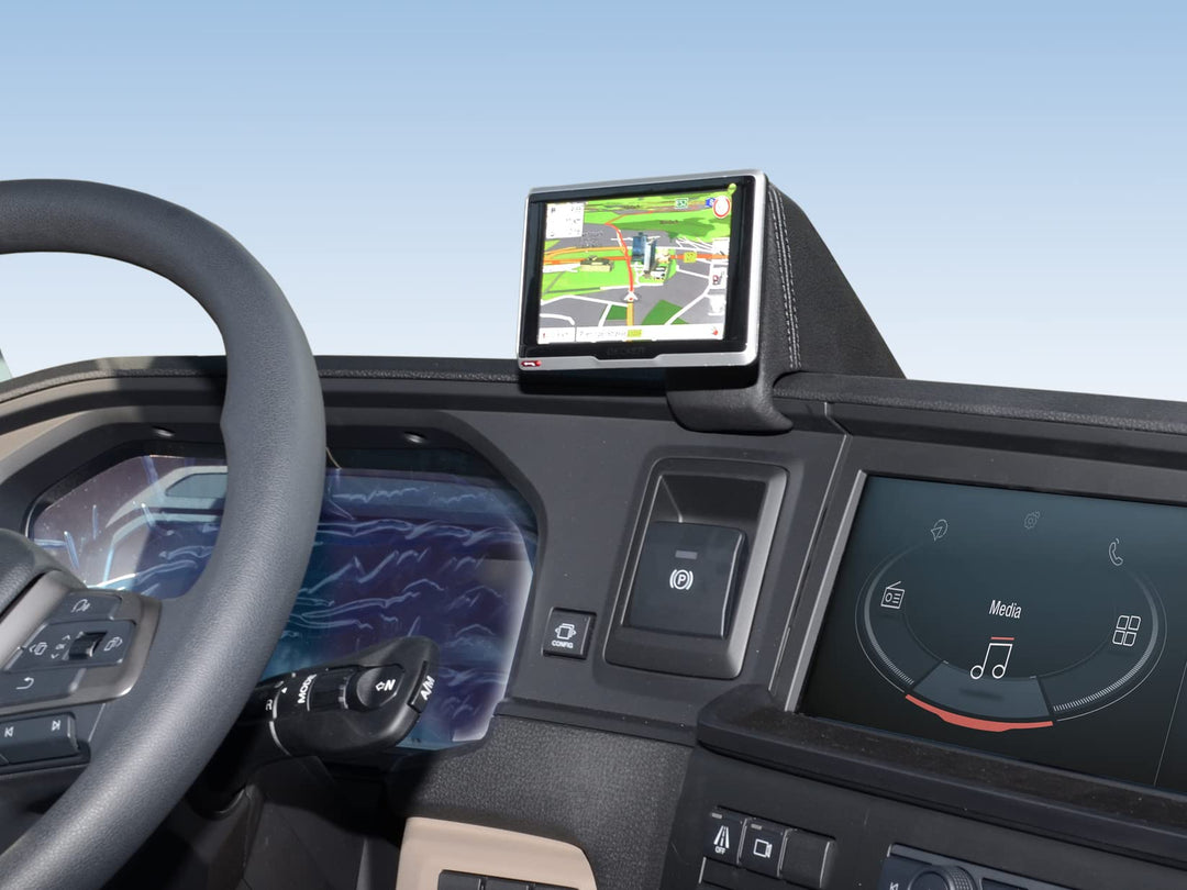 KUDA 7845 Man TGX ab 2020 Halter Navi Kunstleder schwarz