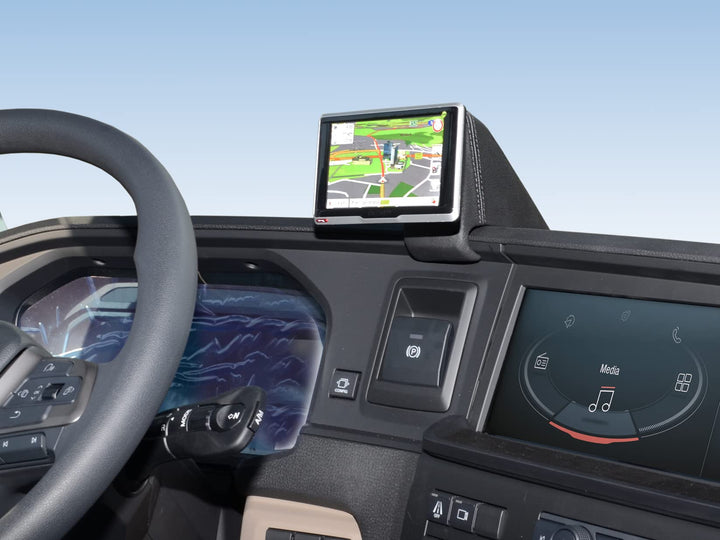 KUDA 7845 Man TGX ab 2020 Halter Navi Kunstleder schwarz