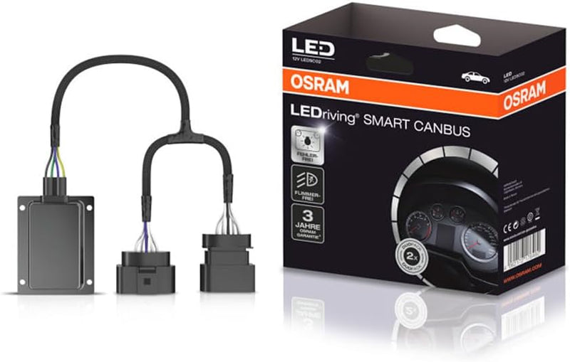 OSRAM LEDriving SMART CANBUS, LEDSC02-1, umgeht das Lampenausfallerkennungssystem Retrofit Lampen wi