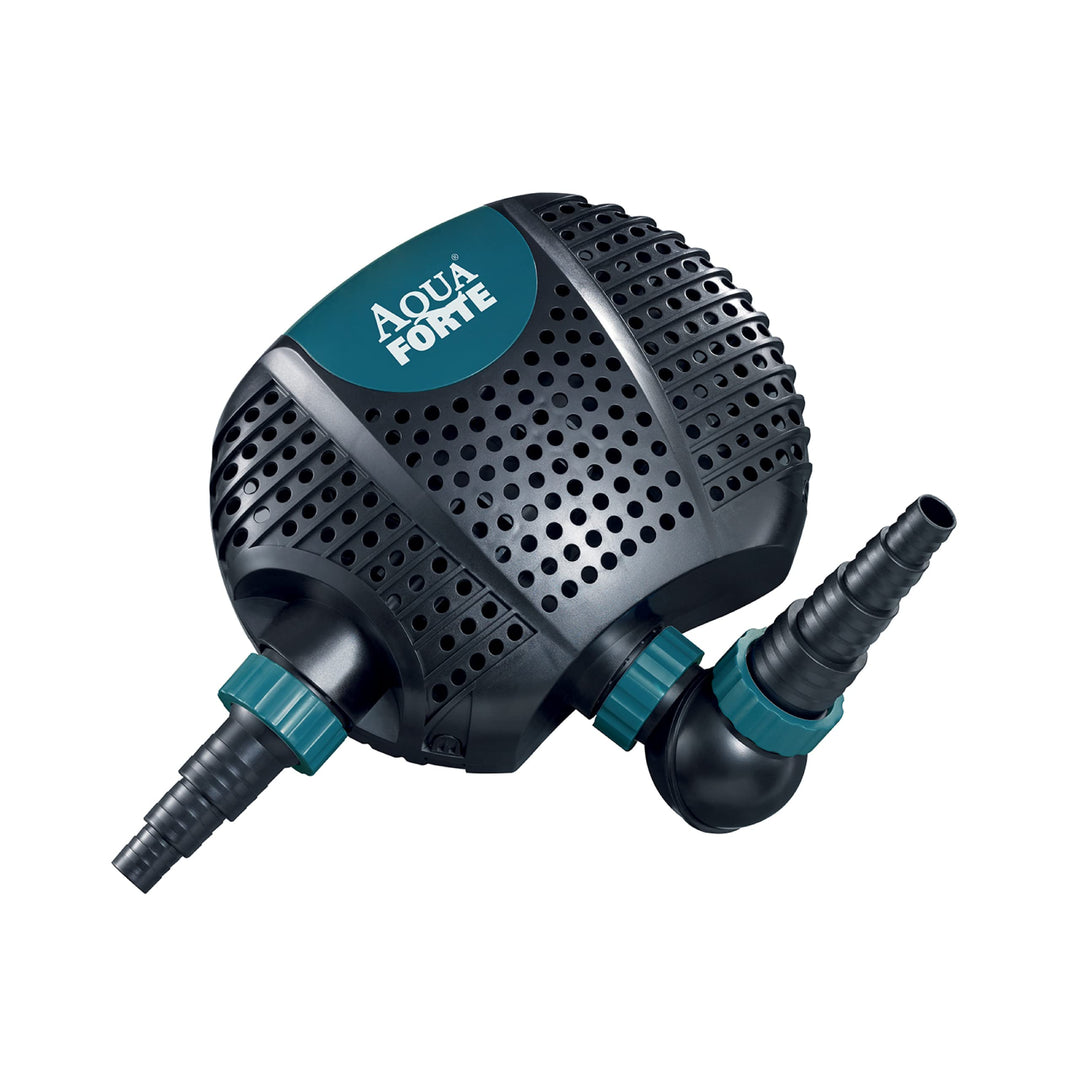 AquaForte O-Plus 10.000 Niederspannungs-Filterpumpe (12 Volt) Filterpumpe, 85 Watt, Maximale Förderm