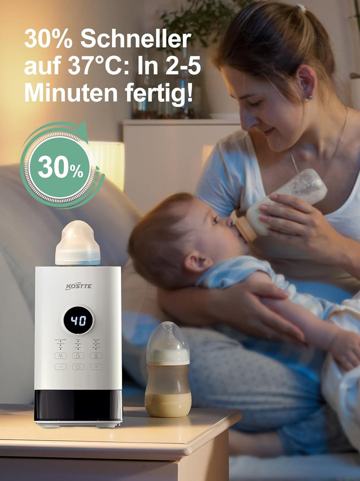 Flaschenwärmer Baby - Babyflaschenwärmer mit temperatur- Flaschenwärmer - Passend Für Alle Handelsüb