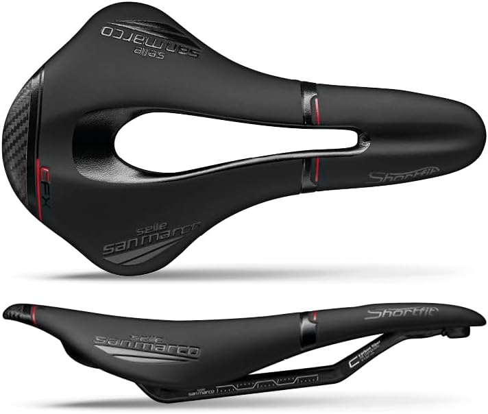 Selle San Marco Unisex – Erwachsene Shortfit Carbon Fx Sättel L3 black/black, L3 black/black